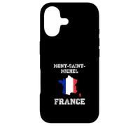 Mont Saint-Michel France Map Flag Travel Graphic Design Case for iPhone 17