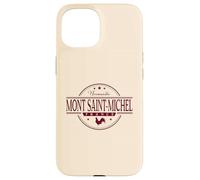 Mont Saint-Michel France - Mont St Michel France Label Case for iPhone 15