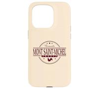 Mont Saint-Michel France - Mont St Michel France Label Case for iPhone 15 Pro