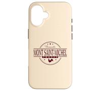 Mont Saint-Michel France - Mont St Michel France Label Case for iPhone 16