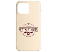 Mont Saint-Michel France - Mont St Michel France Label Case for iPhone 16 Pro Max