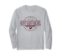 Mont Saint-Michel France - Mont St Michel France Label Long Sleeve T-Shirt