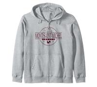 Mont Saint-Michel France - Mont St Michel France Label Zip Hoodie