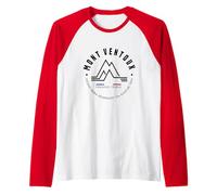 Mont Ventoux Mountain Pass France Cycling Racing Bike Raglan Baseball Tee