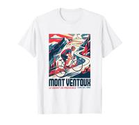 Mont Ventoux Mountain Pass France Cycling Racing Bike T-Shirt