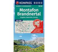 Montafon,Brandnertal WK 032: Hiking Map