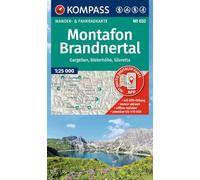 KOMPASS Hiking Map Montafon, Brandnertal WK 032