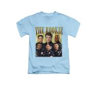 Montage The Rookie, Iconic Cool Trendy Novelty tv Fun Series Tee T-Shirt Funny Unisex T Shirt Top Sky Blue