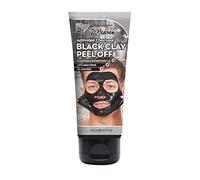 7th Heaven Activated Charcoal Black Clay Peel Off Face Mask for Men, Cleanse and Detoxify, Lifts Away Grime, Oil Control, 125ml
