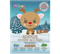 Montagne Jeunesse 7th Heaven Winter Wonderland Reindeer Facial Sheet Mask Infused with Blueberry and Centella Asiatica