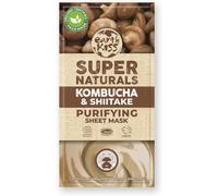 Earth Kiss Super Naturals Purifying Kombucha and Shiitake Sheet Mask to Protect the Elasticity of your Skin and Rejuvenate a Tired Looking Complexion Single Sachet