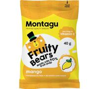 Montagu Mango Fruit Bears - Healthy Sweets, Sugar-Free, Vegan, Gluten-Free Gummy Treats - High Fibre Low-Calorie Snacks - 400g (10 x 40g)