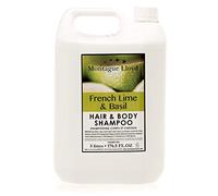 Montague LLoyds French Lime and Basil Shampoo 5L Commercial Refill Made in Scotland