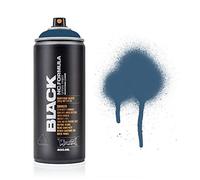 Montana 386442 Black Spray Paint, 400ml Volume, Whale, Pack of 6