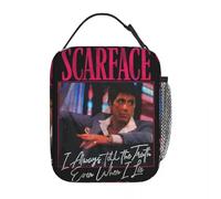 Montana Always Tells The Truth Scarface Insulated Lunch Bags Tony Montana Food Bag Portable Thermal Cooler Lunch Boxes for Work