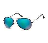 Montana Aviator Matte Black Blue Mirror Ms94 Black