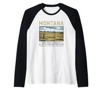 Montana Big Sky Above & Stillness Below Raglan Baseball Tee