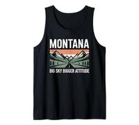Montana Big Sky Bigger Attitude - Fun Tee US Citizen America Tank Top