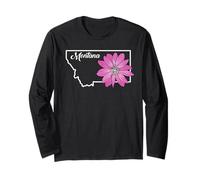 Montana Bitterroot Flower Long Sleeve T-Shirt