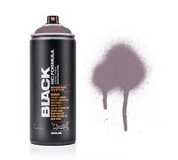 Montana Black Spray Paint, Matt Finish, 400ml Can, Colour: BLK4230 - Kidney