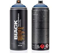 Montana Black Spray Paint, Matt Finish, 400ml Can, Colour: BLK5080 - Ultramarine