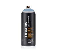 Montana Black Spray Paint, Matt Finish, 400ml Can, Colour: BLK5160 - Space