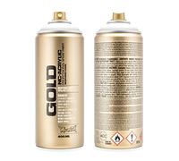 Montana GOLD 400ml Nitro Acrylic Spray Paint Shock White (S9100)