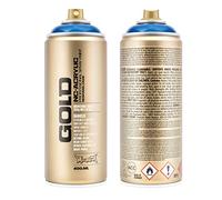 Montana Cans 419393 Spray Can Gold Gld400 T5080 400 ml Transparent Ultramarine