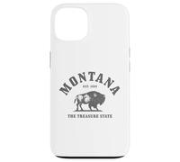 Montana Est. 1889 The Treasure State PNW Bison Vintage Pride Case for iPhone 13