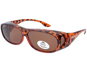 Montana Eyewear FO2A FIT OVER with Fabric Bag and Hard Case Havana / 0 Dioptres