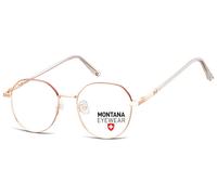 Montana Eyewear MM586 Men's Glasses, Gold, Size 50