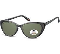 Montana Eyewear MP43 MP43A Womenâs Sunglasses Black Size 52