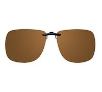 Montana Eyewear Polarized Clip-On Sunglasses C11B in Amber 62mm