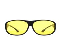 Montana Fit Over Glasses Night Driving Sunglasses FO2 I Matte Black Yellow Polarized