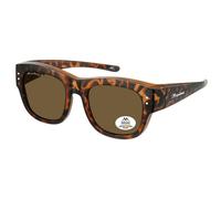 Montana Fit Over Glasses Sunglasses FO7 D Matte Tortoise Brown Polarized