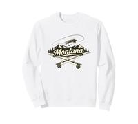Montana Fly Fishing Design Sweatshirt