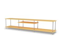 Montana - Free Shelf 111010, Acacia / Chrome - Chrome