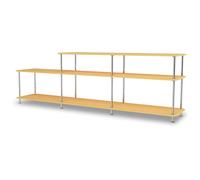 Montana - Free Shelf 111220, Acacia / Chrome - Chrome