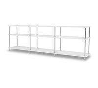 Montana - Free Shelf 111222, New White / Chrome - Chrome