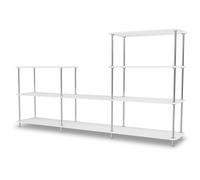 Montana - Free Shelf 312000, New White / Chrome - Chrome