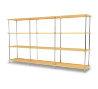 Montana - Free Shelf 333000, Acacia / Chrome - Chrome