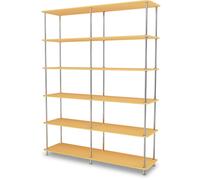 Montana - Free Shelf 550000, Acacia / Chrome - Chrome
