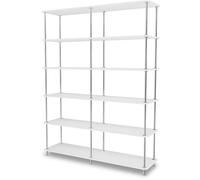 Montana - Free Shelf 550000, New White / Chrome - Chrome