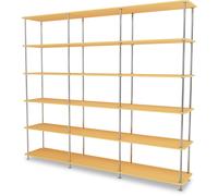 Montana - Free Shelf 555000, Acacia / Chrome - Chrome