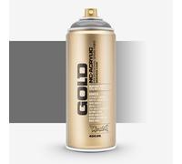 Montana Cans 285899 Spray Can Gold 400 ml - Gld400-T9000 - Transparent Black