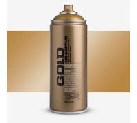 Montana Gold : Spray Paint : 400ml : Gold Matt (M 3010)