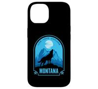 Montana Live Love Explore Howling Wolf Design Case for iPhone 14