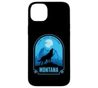 Montana Live Love Explore Howling Wolf Design Case for iPhone 14 Plus