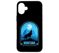 Montana Live Love Explore Howling Wolf Design Case for iPhone 16 Plus