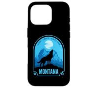 Montana Live Love Explore Howling Wolf Design Case for iPhone 16 Pro